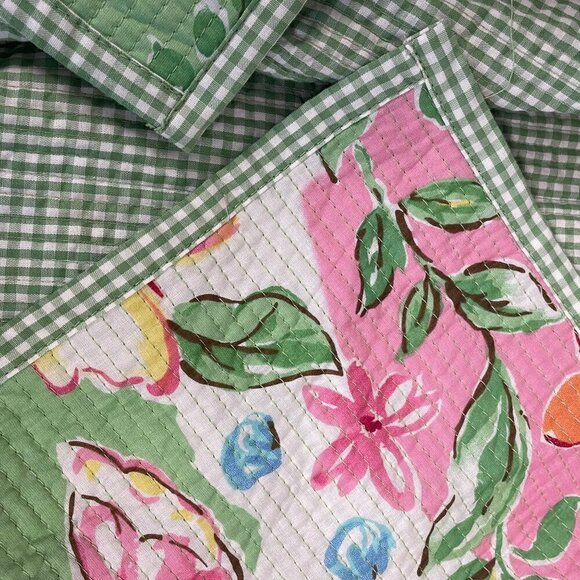 Alfred Dunner Women's Quilted Floral Jacket Size 10 Pastel Colors Long Sleeves - Picture 8 of 8